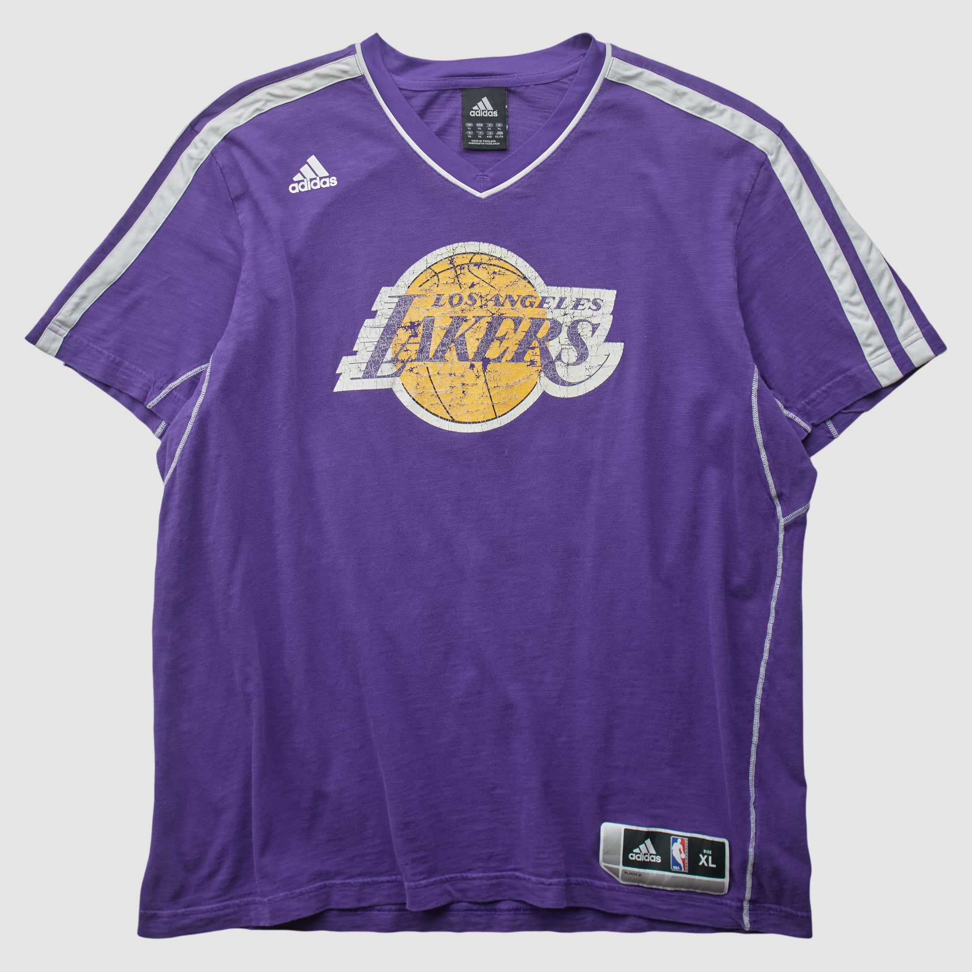 Los Angeles Lakers Adidas 2010s T-shirt - Purple - M
