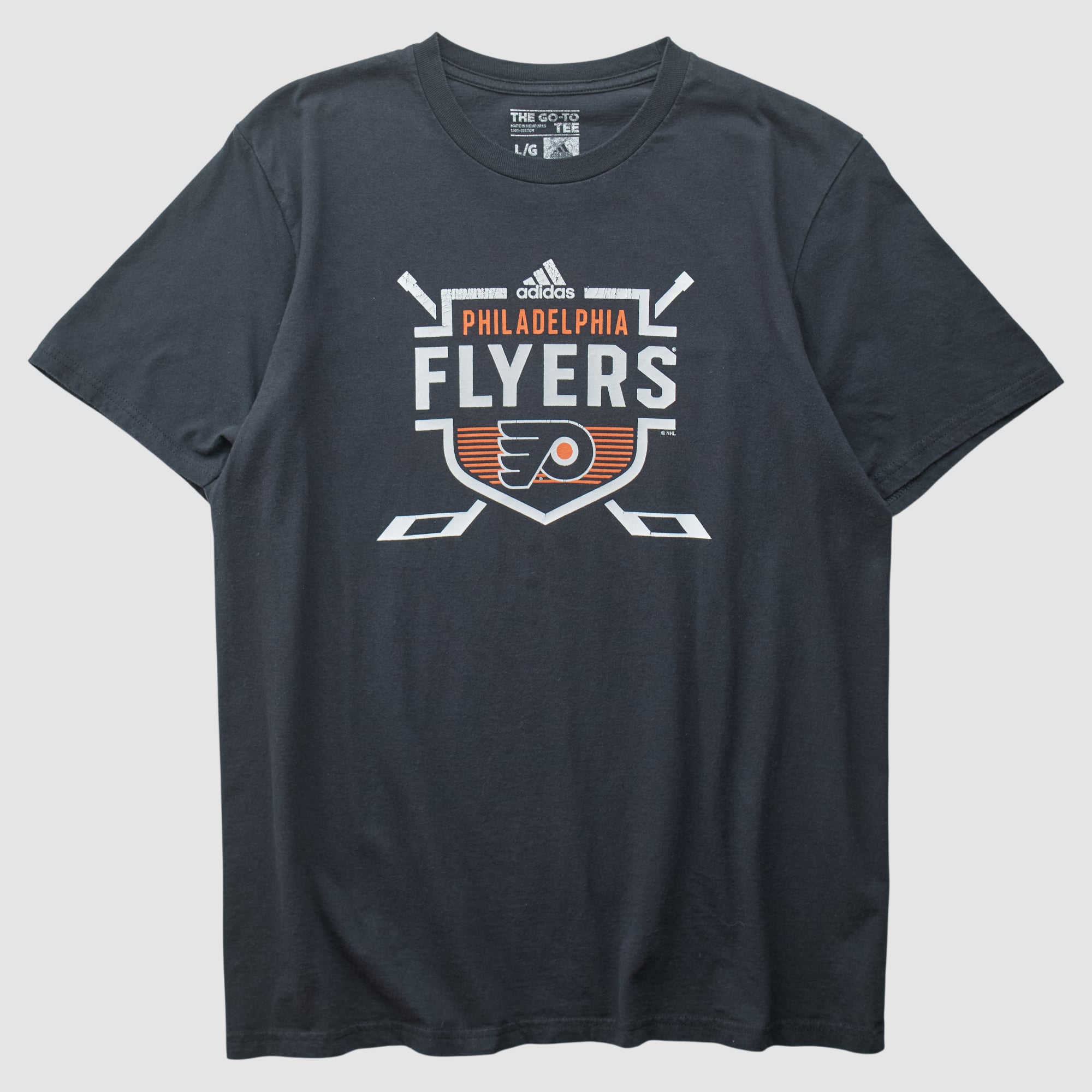 Philadelphia Flyers Adidas 2010s T-shirt - Charcoal - S