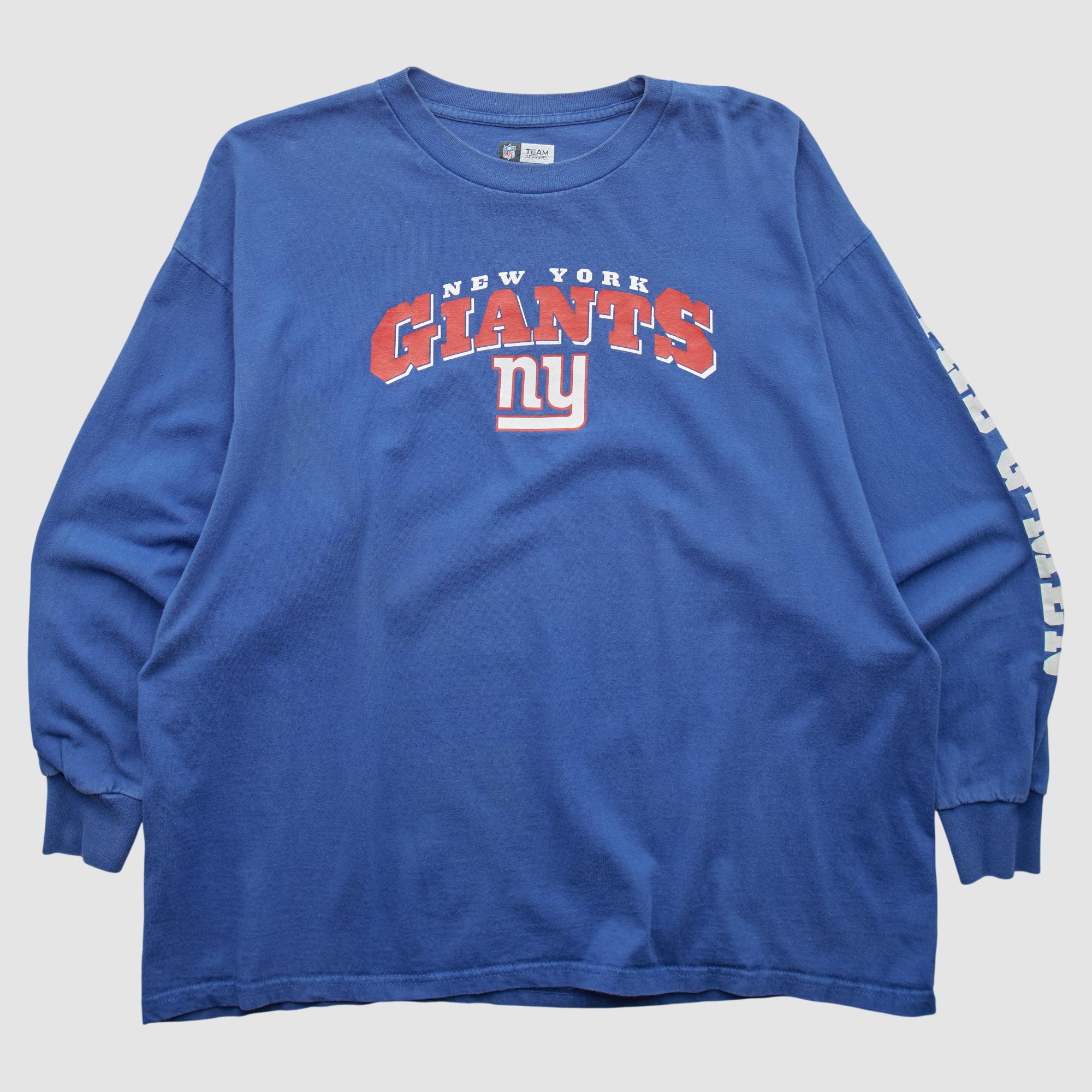 New York Giants NFL 2010s Long Sleeve T-shirt - Blue - 2XL