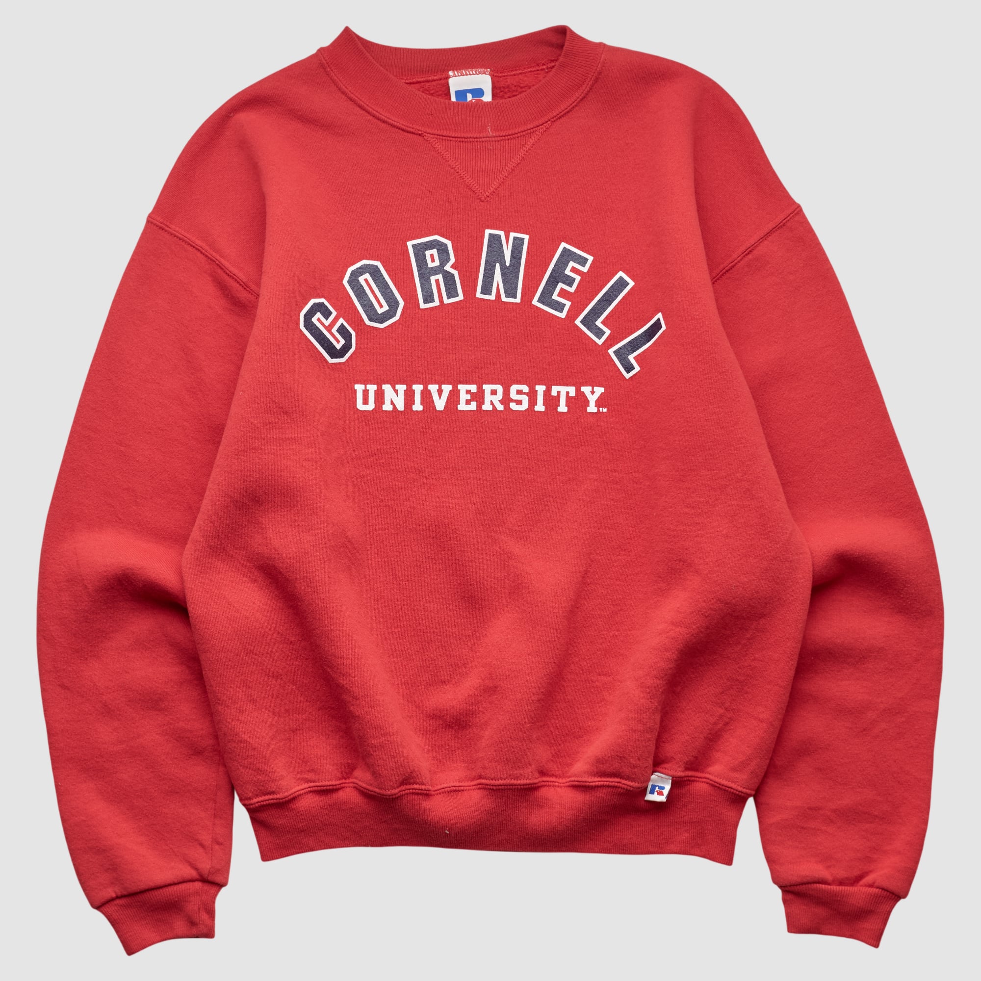 Cornell Big Red Russell 2000s Pullover Sweatshirt - Red - XS