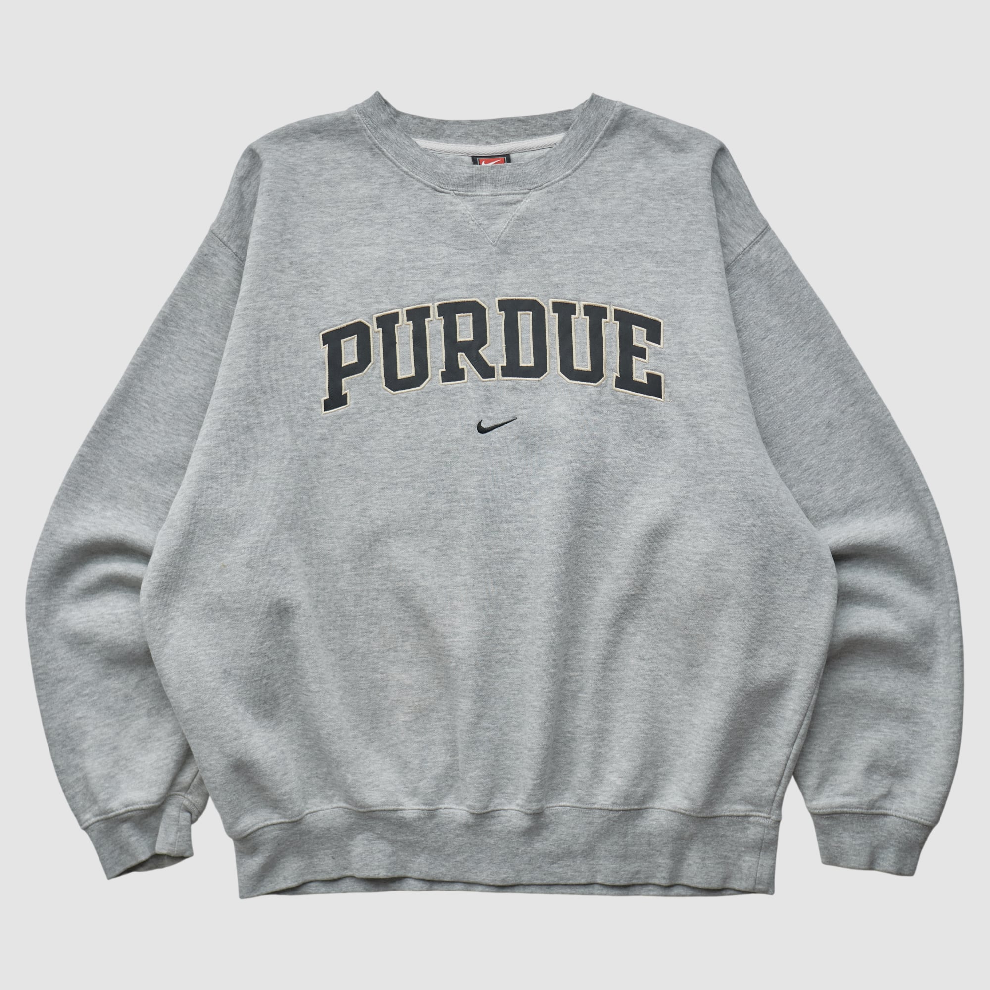 Purdue Boilermakers Nike 2000s Pullover Sweatshirt - Heather Gray - M