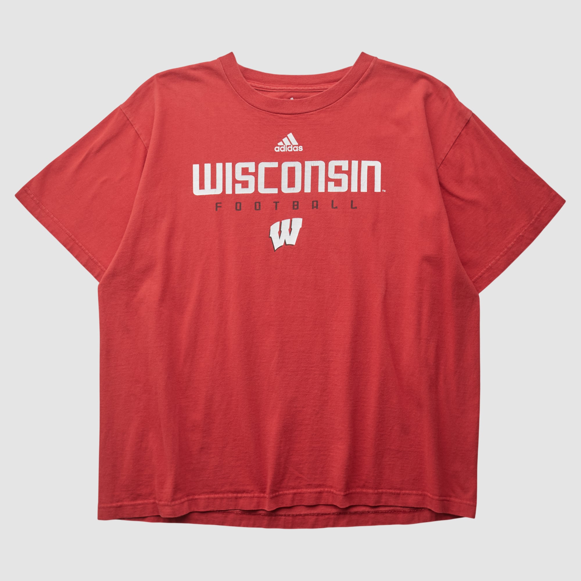 Wisconsin Badgers Adidas 2010s T-shirt - Red - XL
