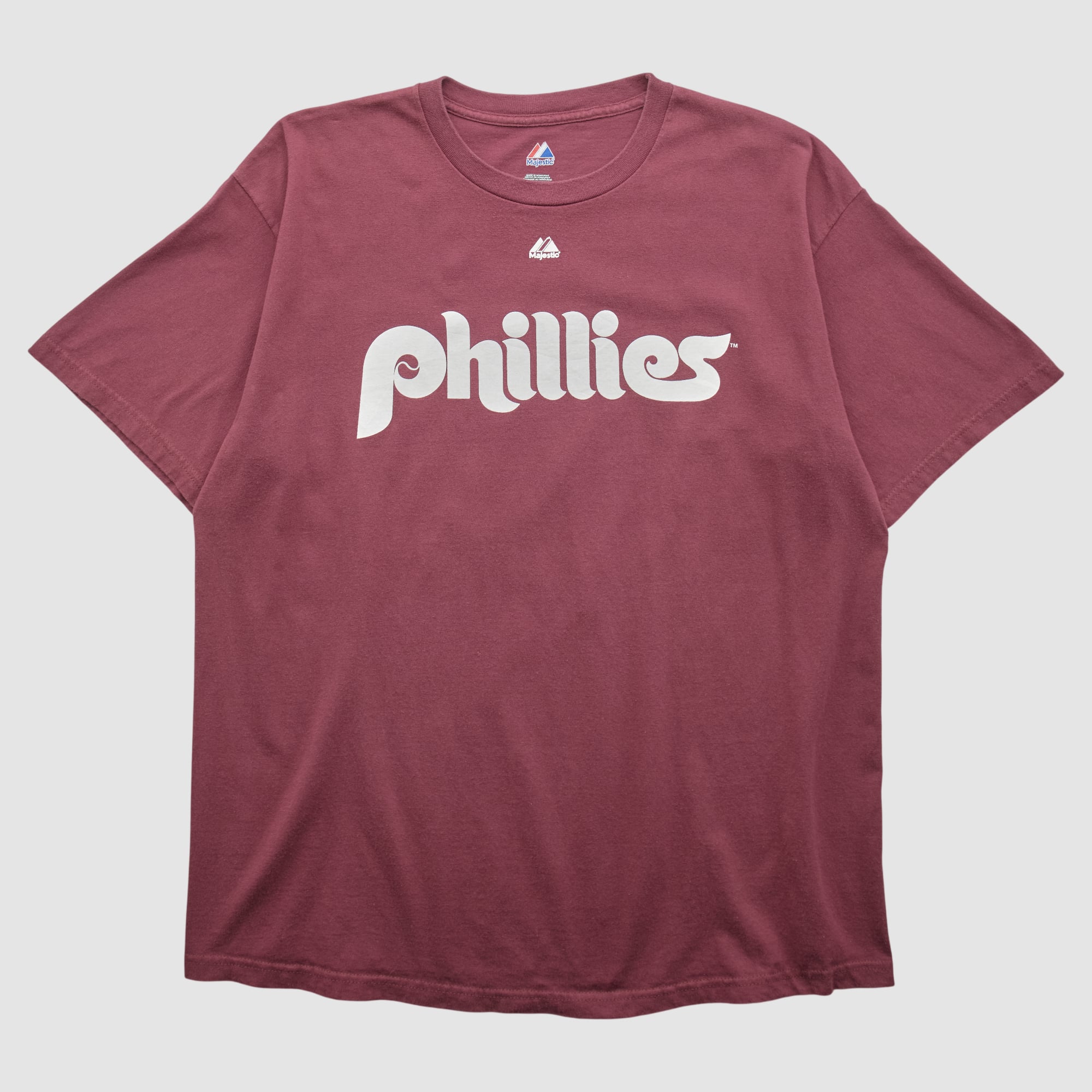 Philadelphia Phillies Majestic 2010s T-shirt - Maroon - XL