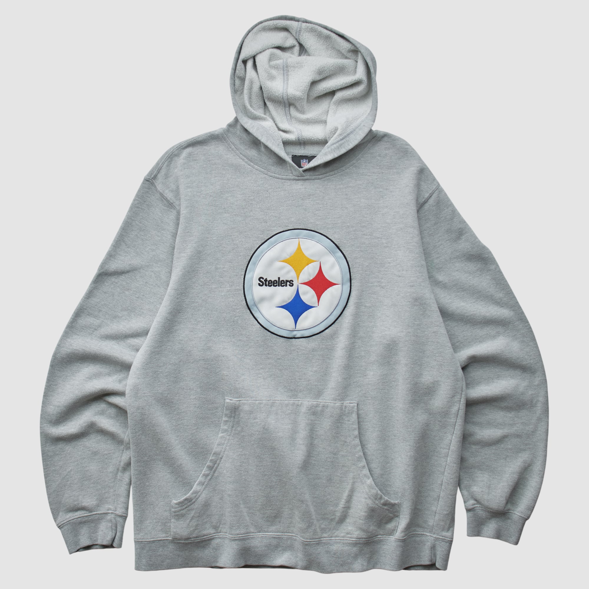 Pittsburgh Steelers NFL 2010s Hooded Pullover Sweatshirt - Gray - S