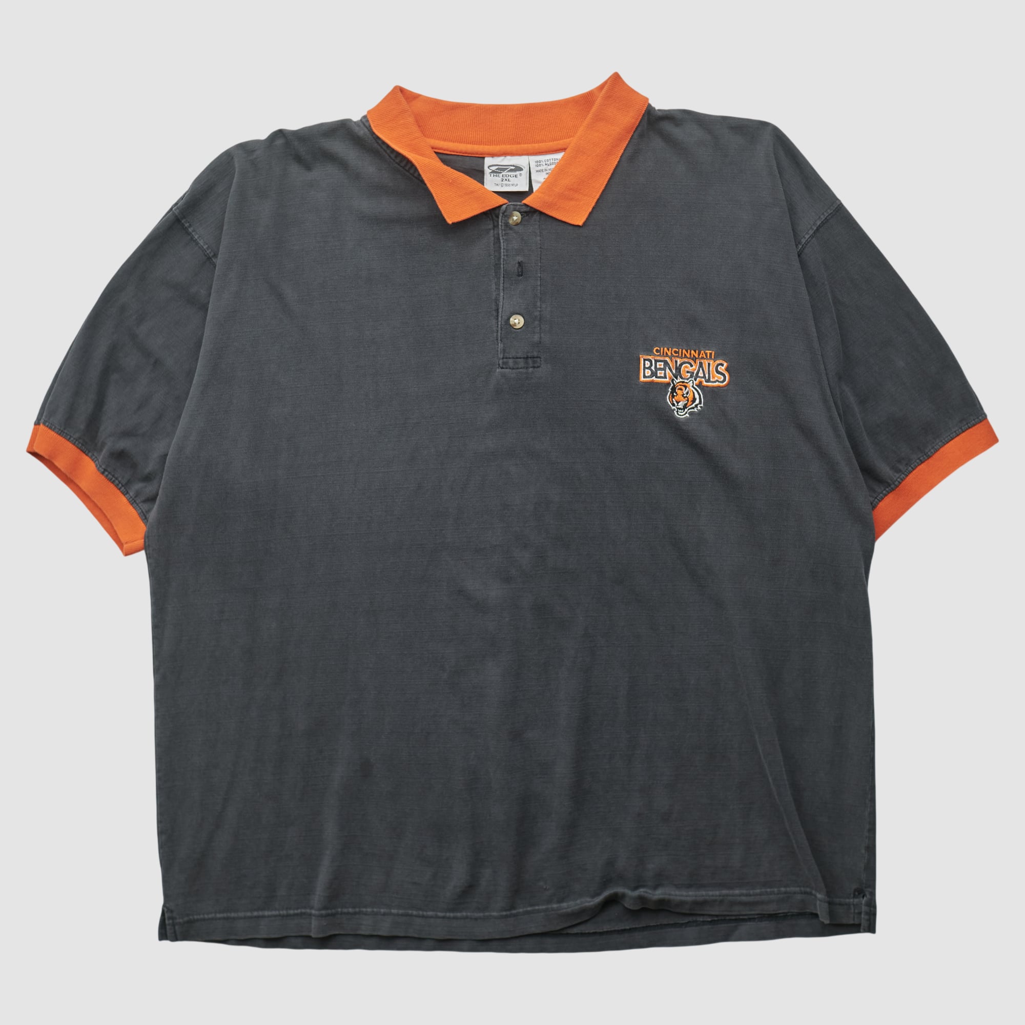 Cincinnati Bengals The Edge 1998 Polo - Black - 3XL