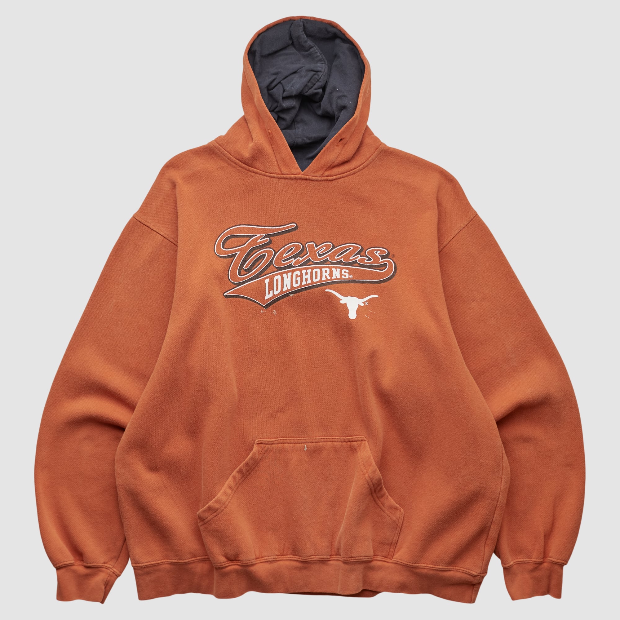 Texas Longhorns Soffe 2000s Hooded Pullover Sweatshirt - Orange - L