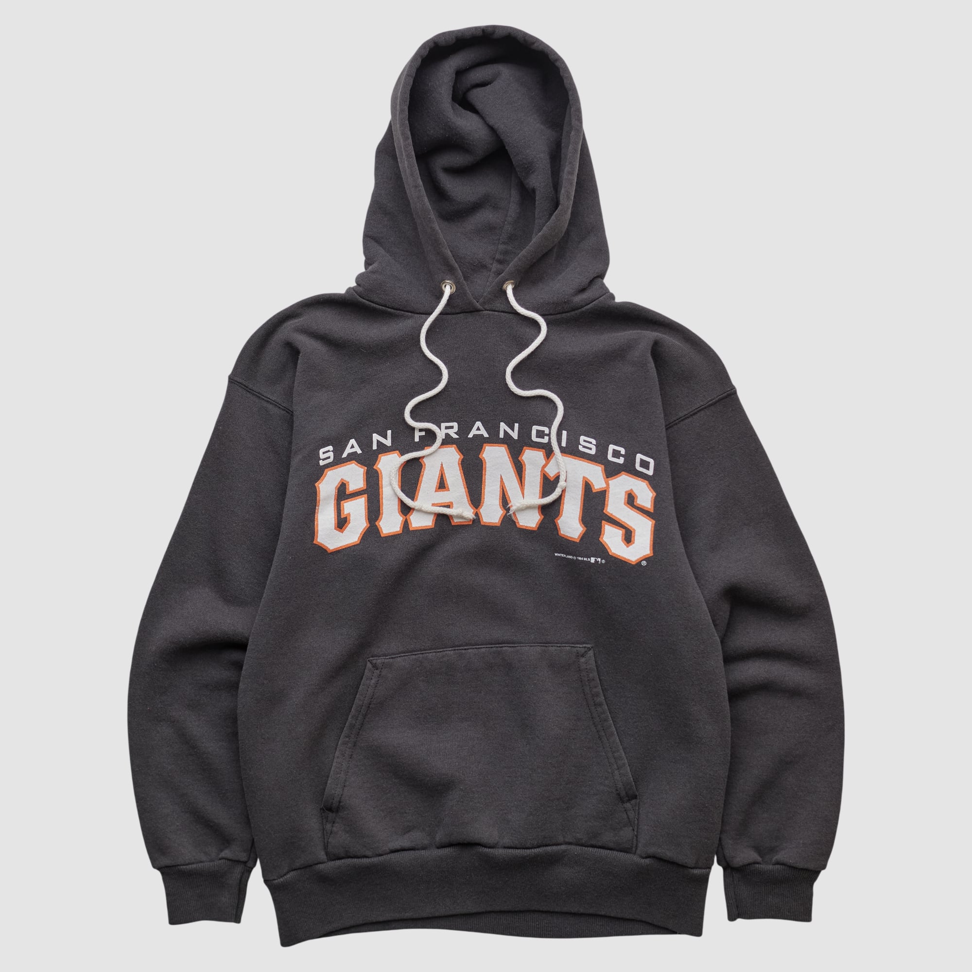 San Francisco Giants Hanes 1994 Hooded Pullover Sweatshirt - Black - XXS