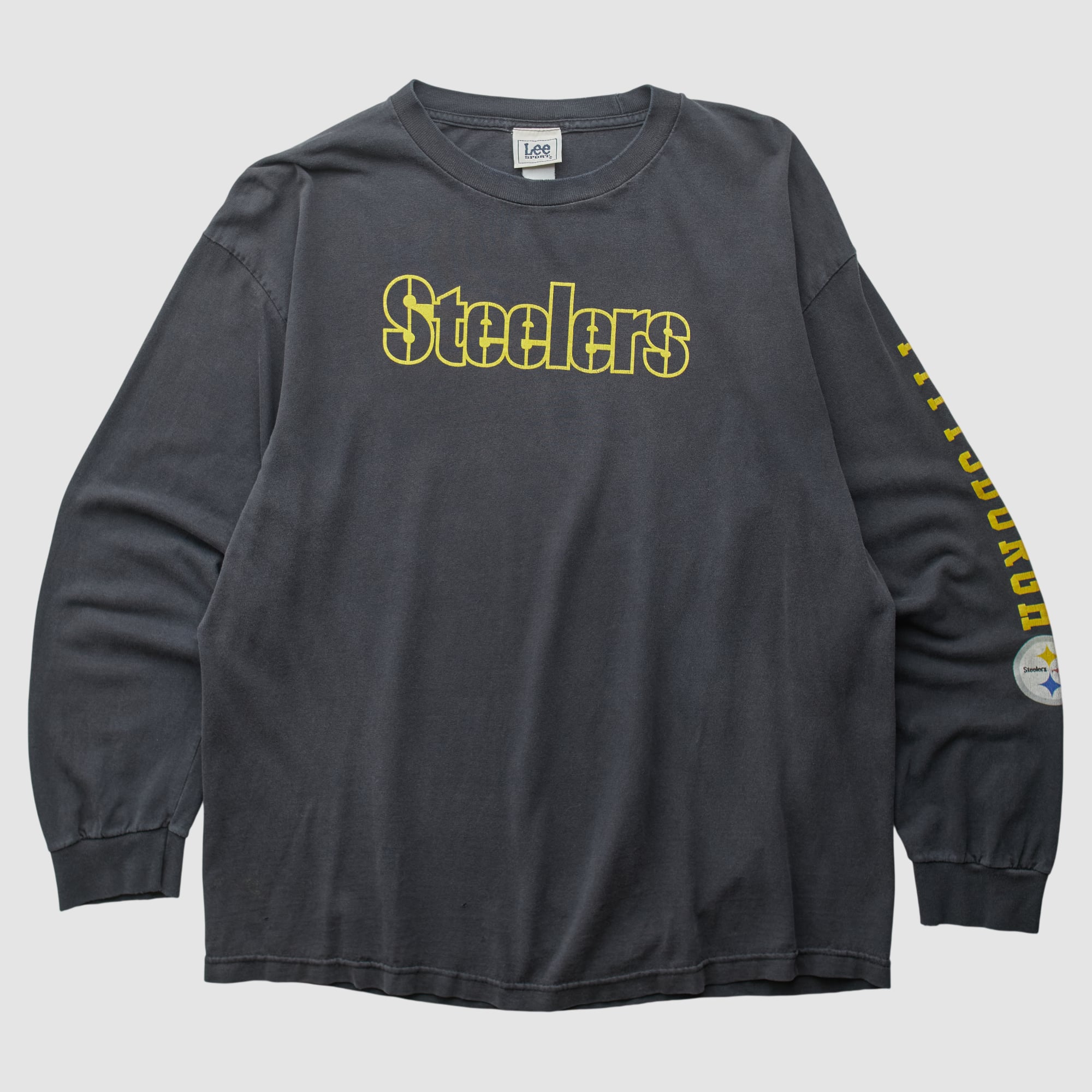 Pittsburgh Steelers Lee Apparel 2000s Long Sleeve T-shirt - Charcoal - L