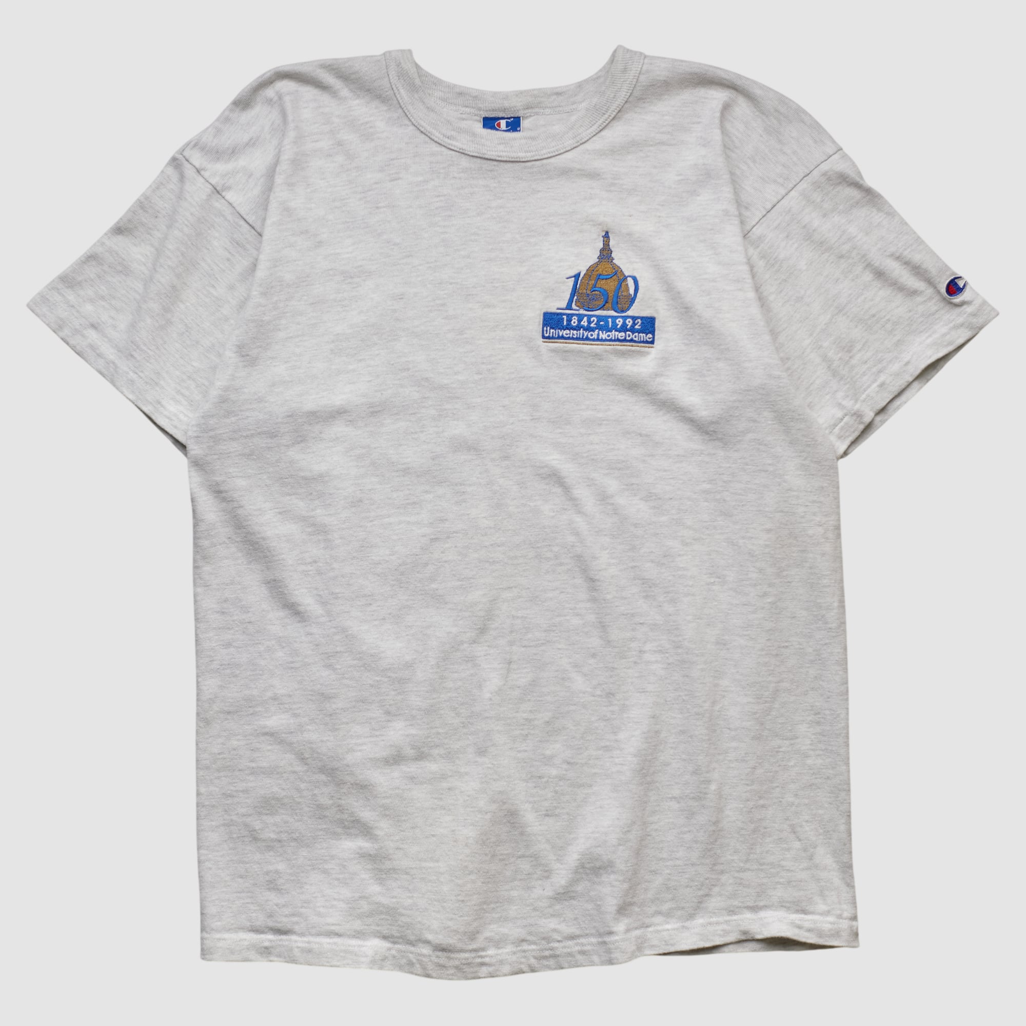 Notre Dame Fighting Irish Champion 1992 T-shirt - Heather Gray - L