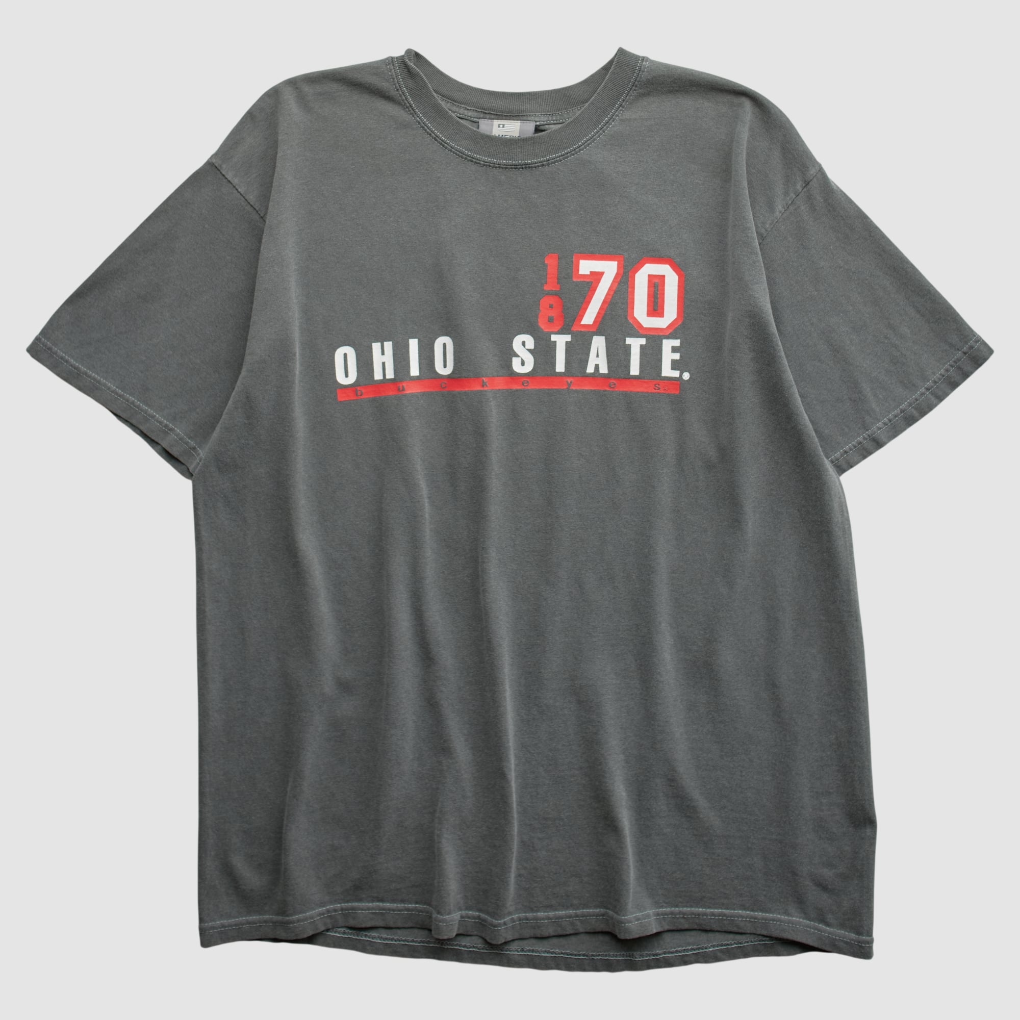 Ohio State Buckeyes J America Sportswear 2000s T-shirt - Charcoal - XL