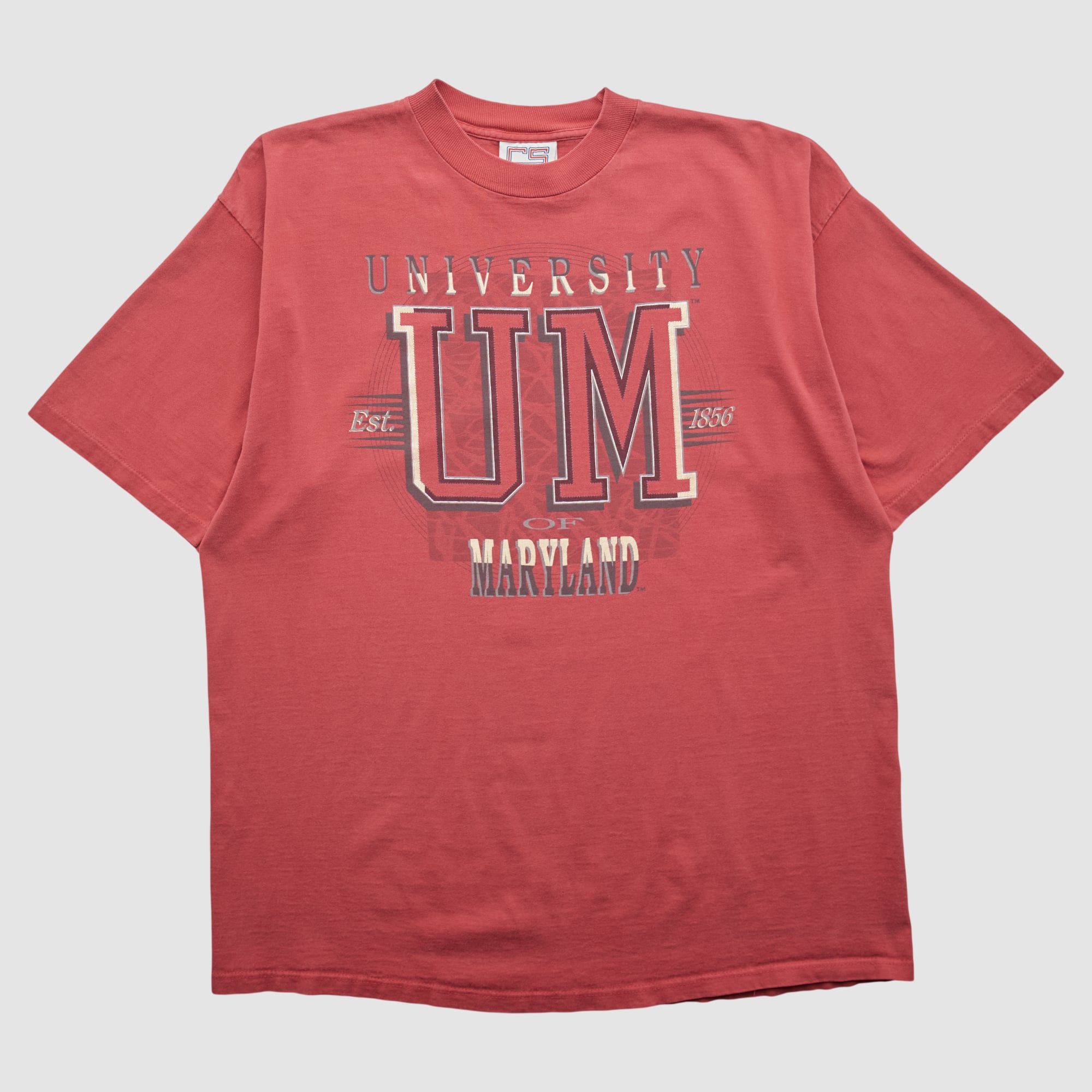 University of Mary Washington Eagles CRABLE SPORTSWEAR 90s T-shirt - Red - M