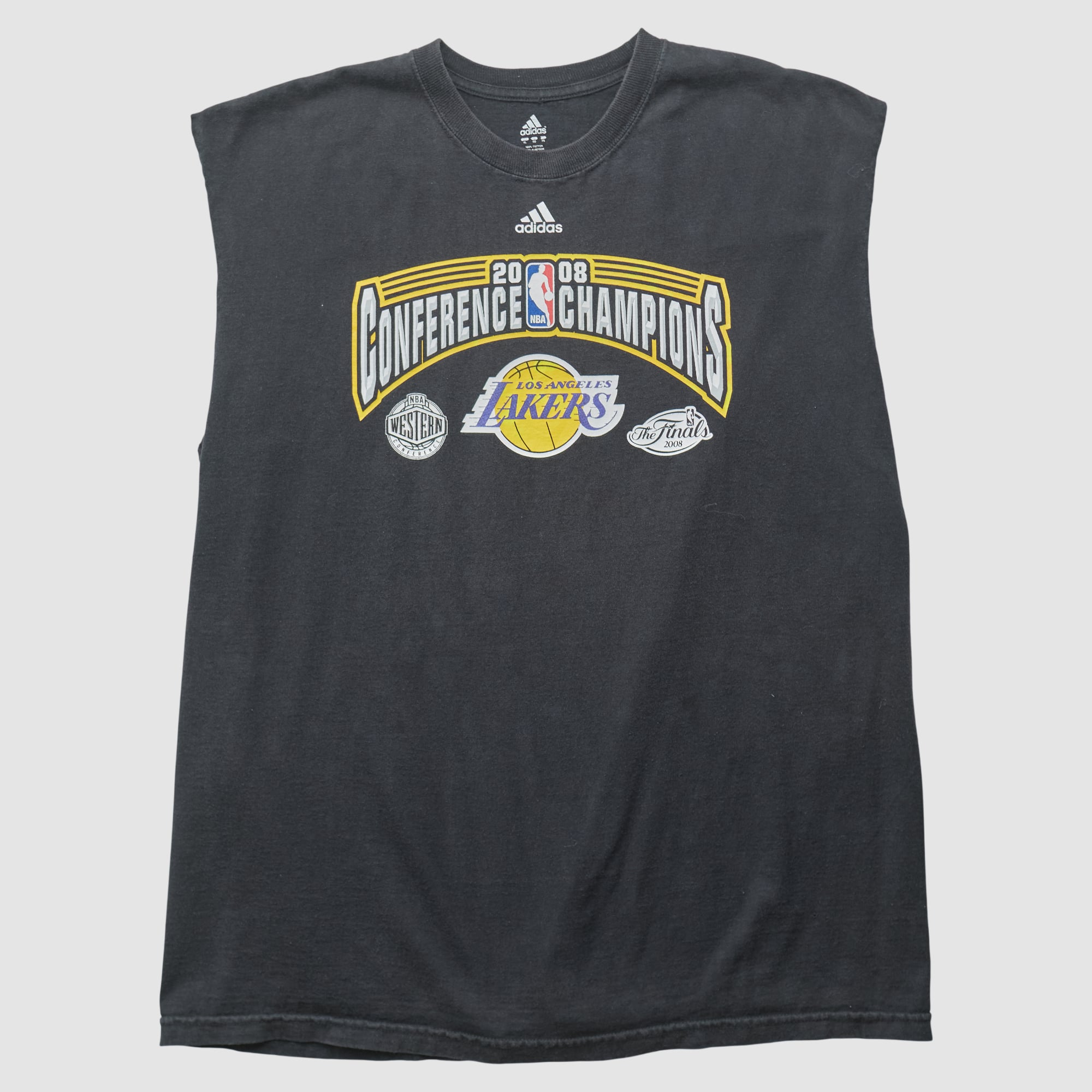 Los Angeles Lakers Adidas 2008 T-shirt - Black - L