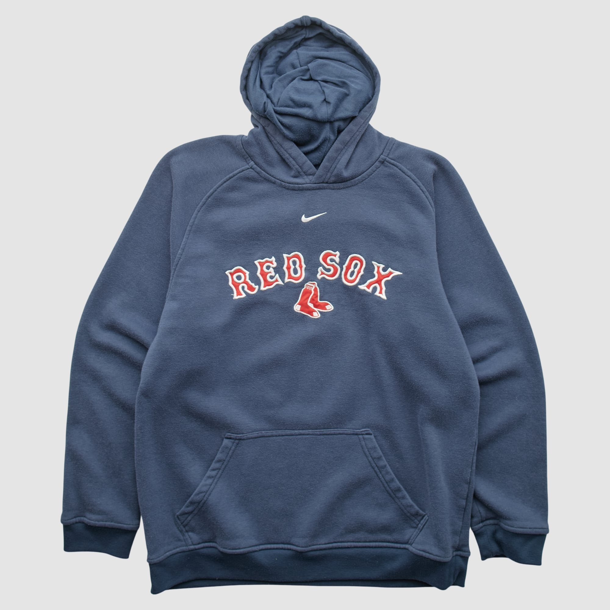 Boston Red Sox Nike 2000s Hooded Pullover Sweatshirt - Navy - XS