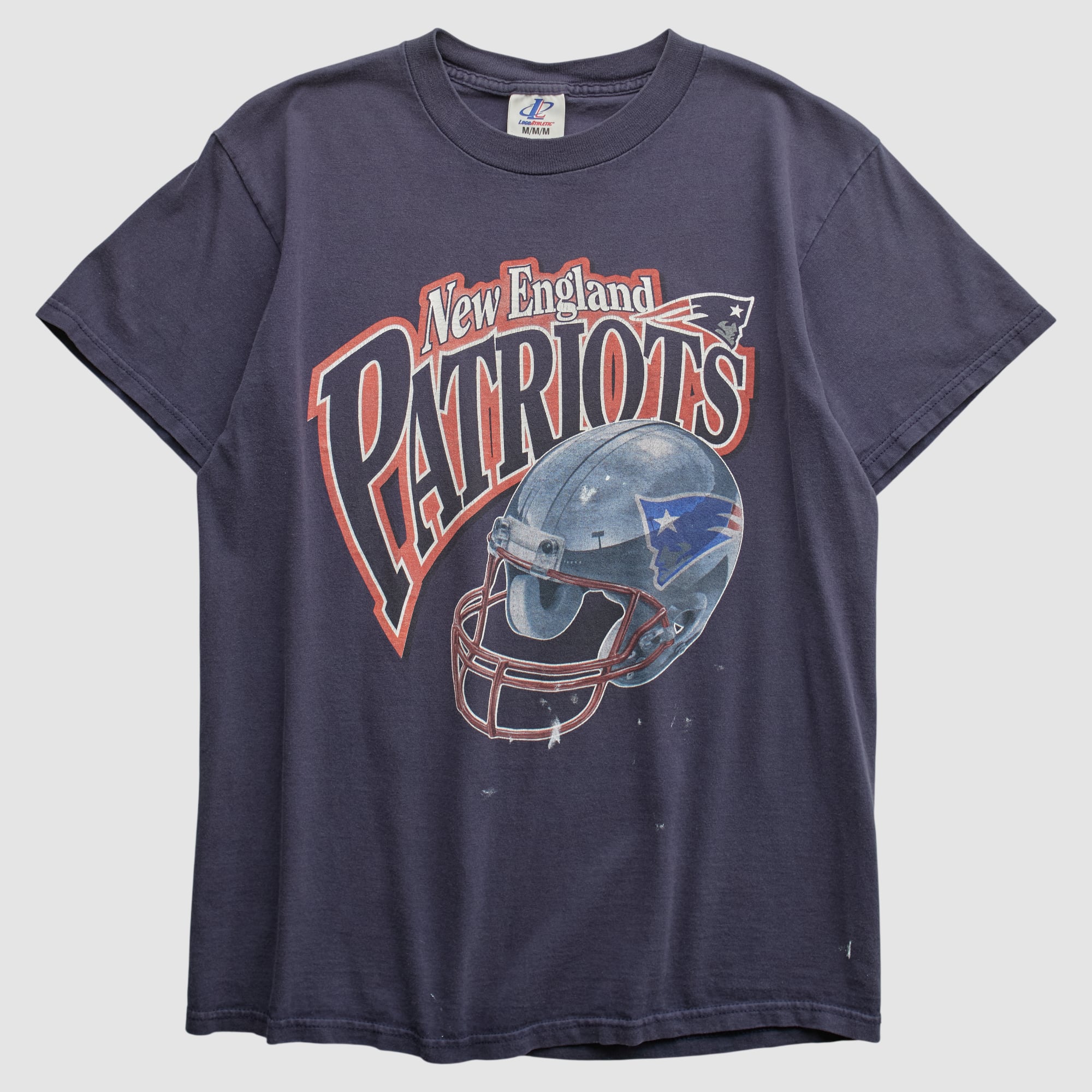 New England Patriots Logo Athletic 2000s T-shirt - Navy - M