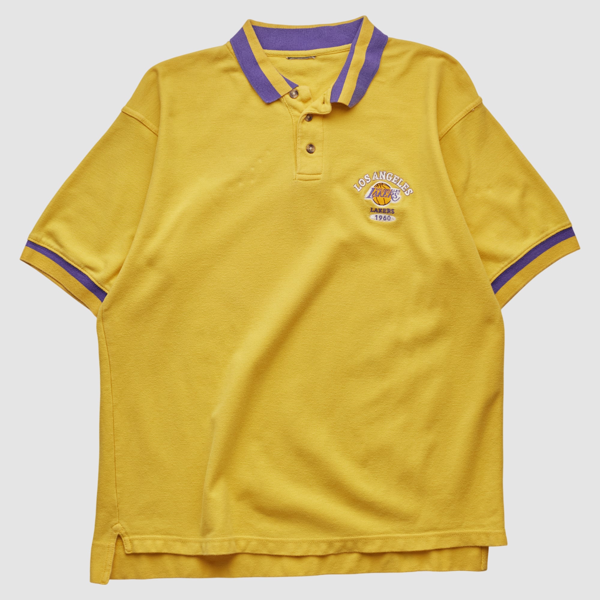 Los Angeles Lakers 2000s Polo - Yellow - XL
