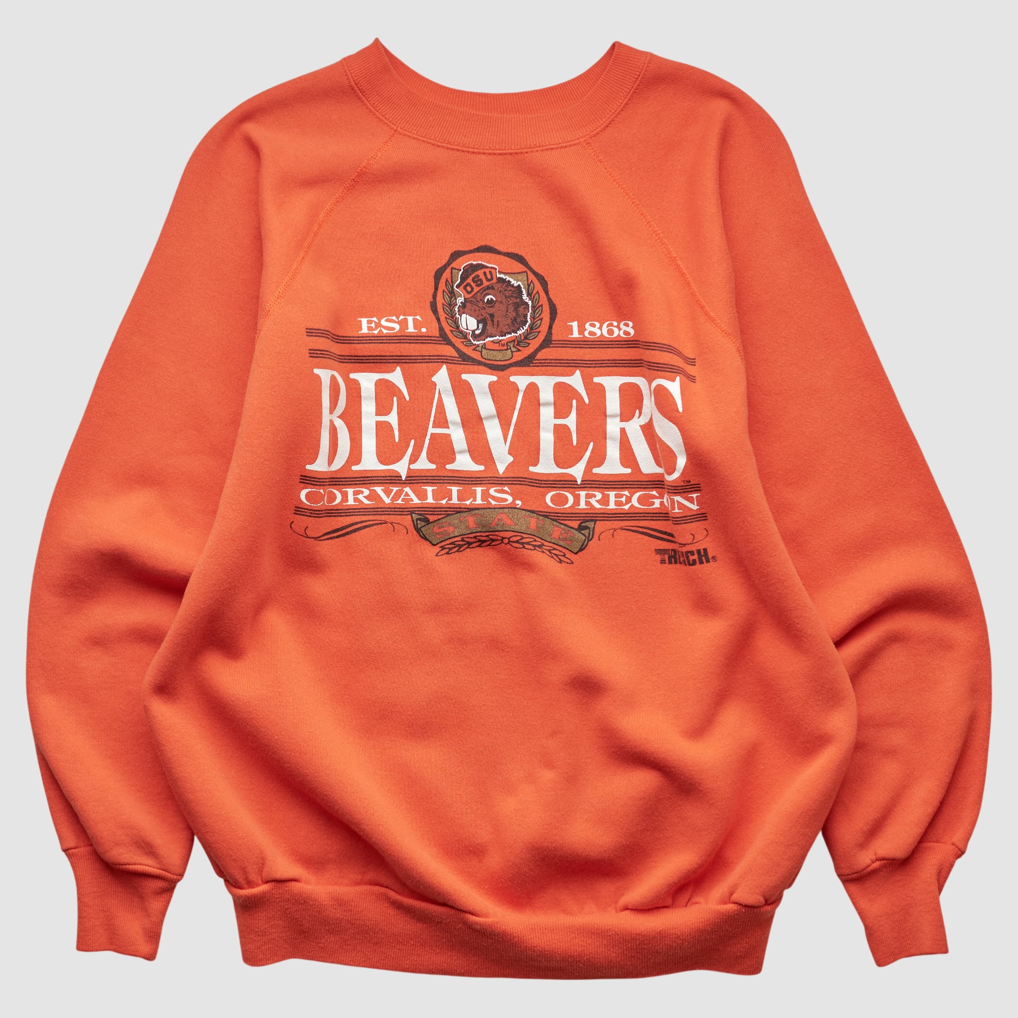 Oregon State Beavers Pannill 90s Pullover Sweatshirt - Orange - M