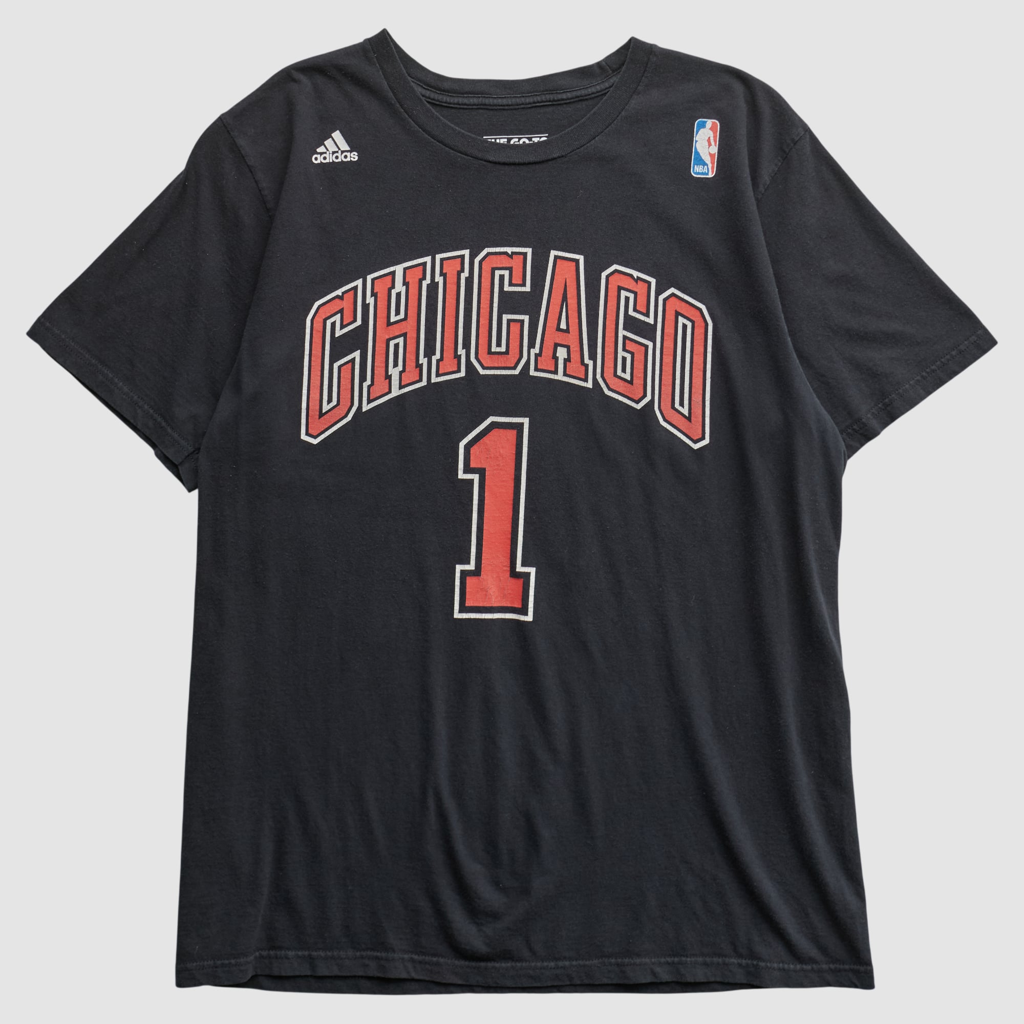 Chicago Bulls Adidas 2010s T-shirt - Black - M