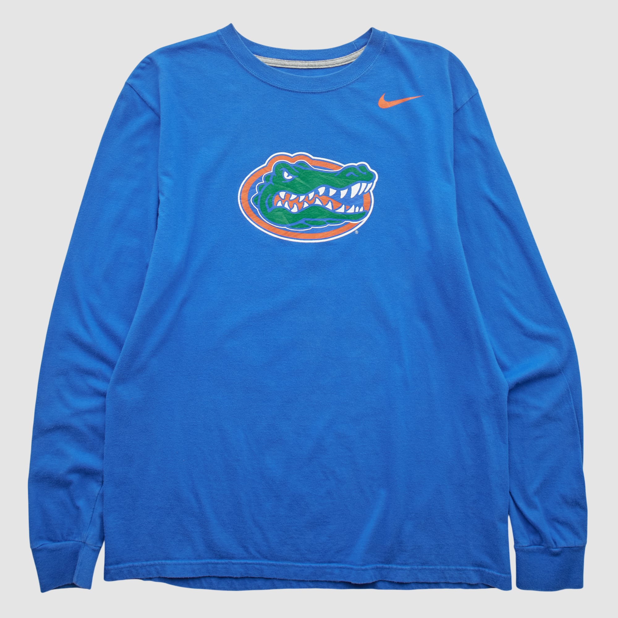 Florida Gators Nike 2010s Long Sleeve T-shirt - Blue - L