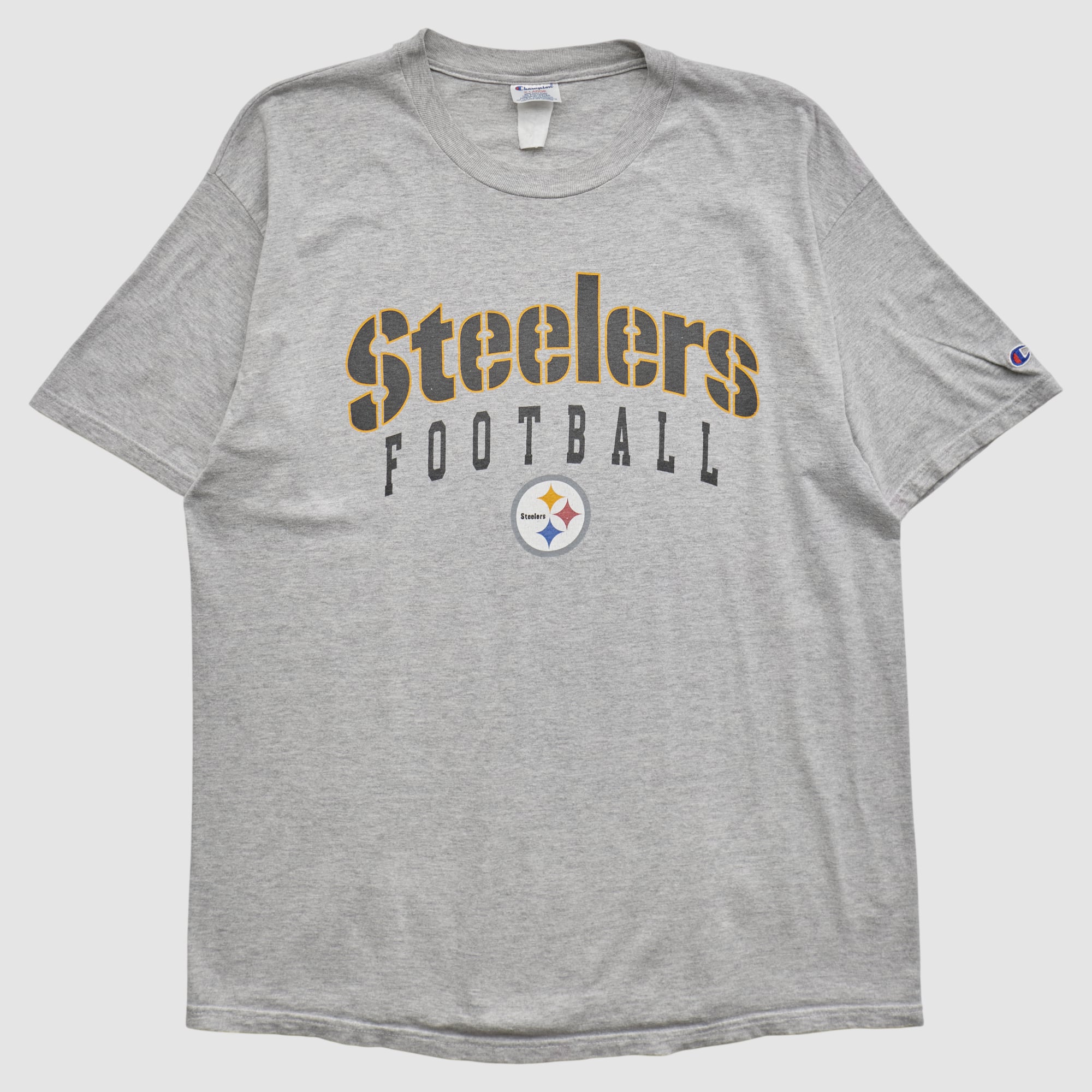 Pittsburgh Steelers Champion 2000s T-shirt - Heather Gray - XL