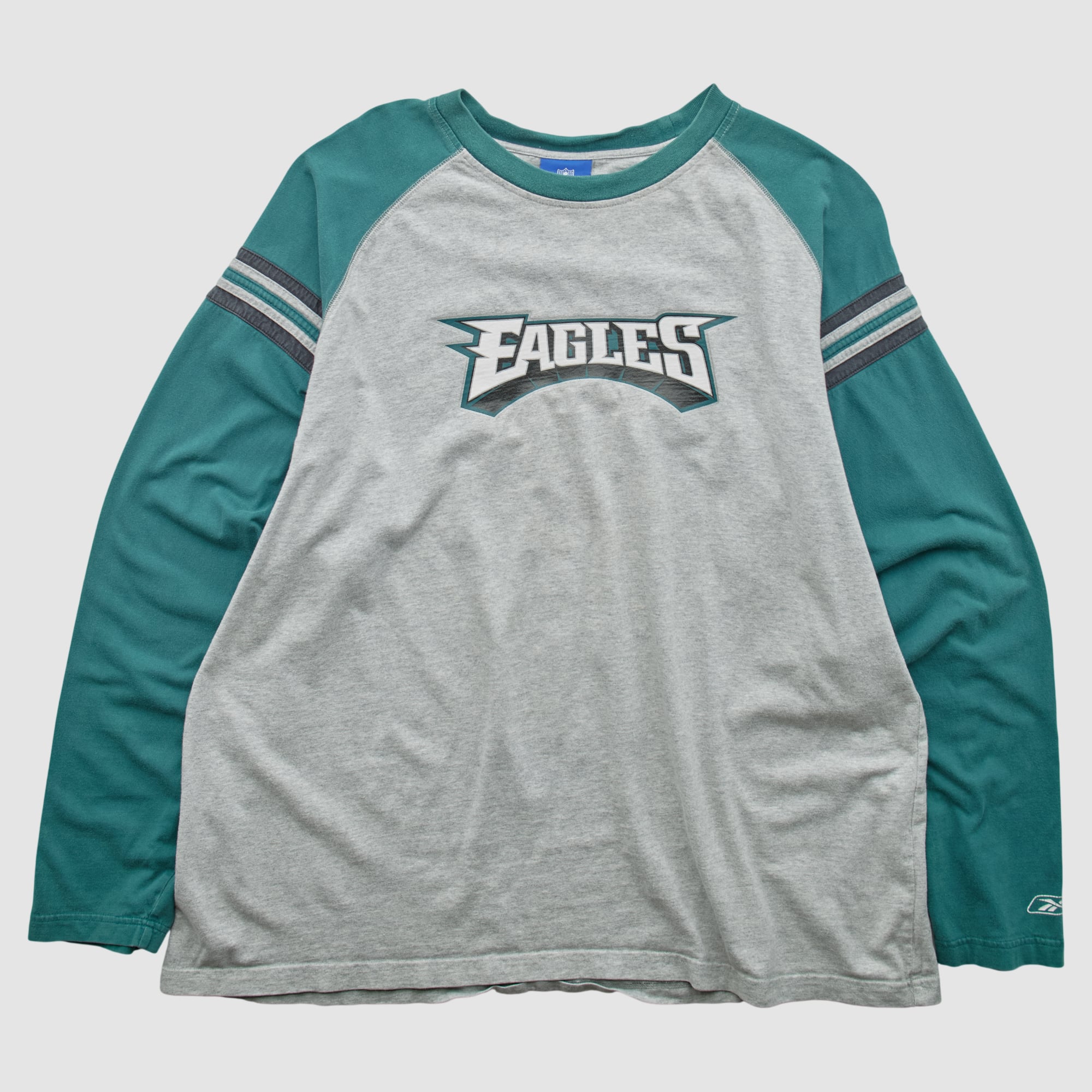 Philadelphia Eagles NFL 2000s Long Sleeve T-shirt - Heather Gray - 2XL