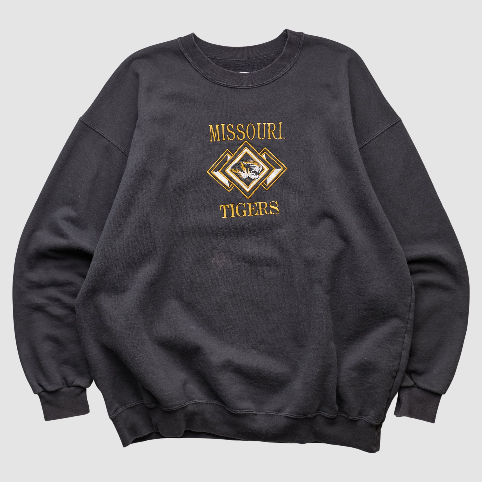Missouri Tigers Dodger 90s Pullover Sweatshirt - Black - XL