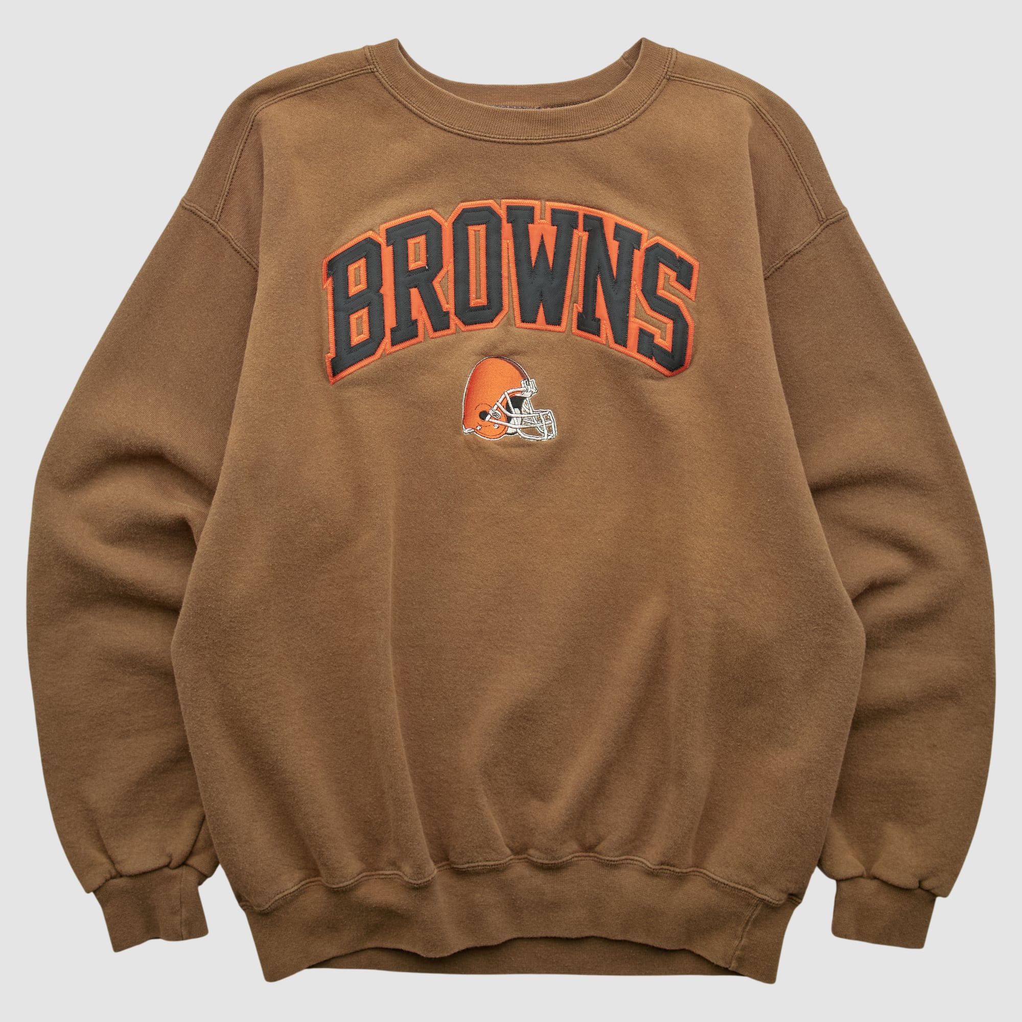 Cleveland Browns Pro Player 90s Pullover Sweatshirt - Brown - XS