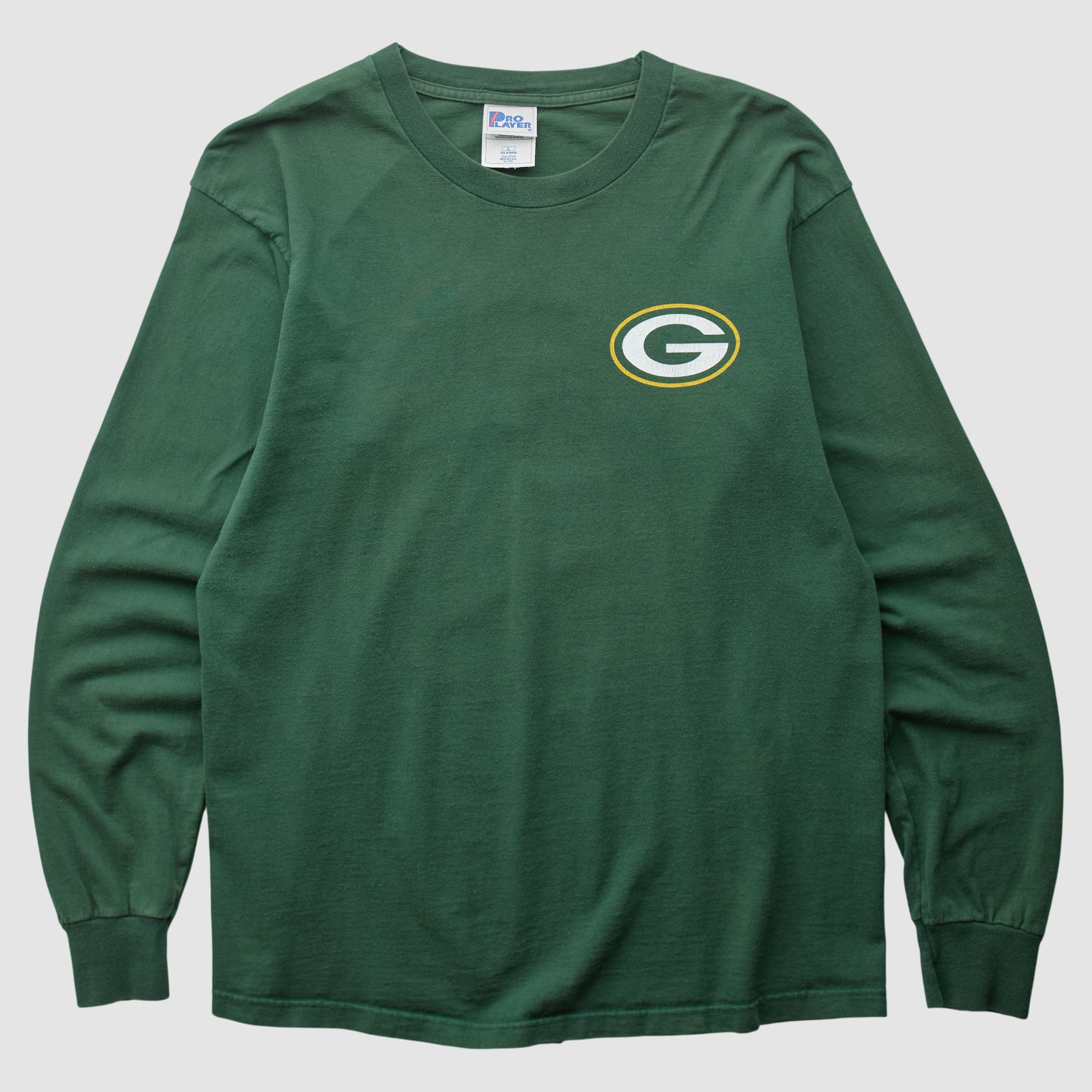 Green Bay Packers Pro Player 90s Long Sleeve T-shirt - Green - M