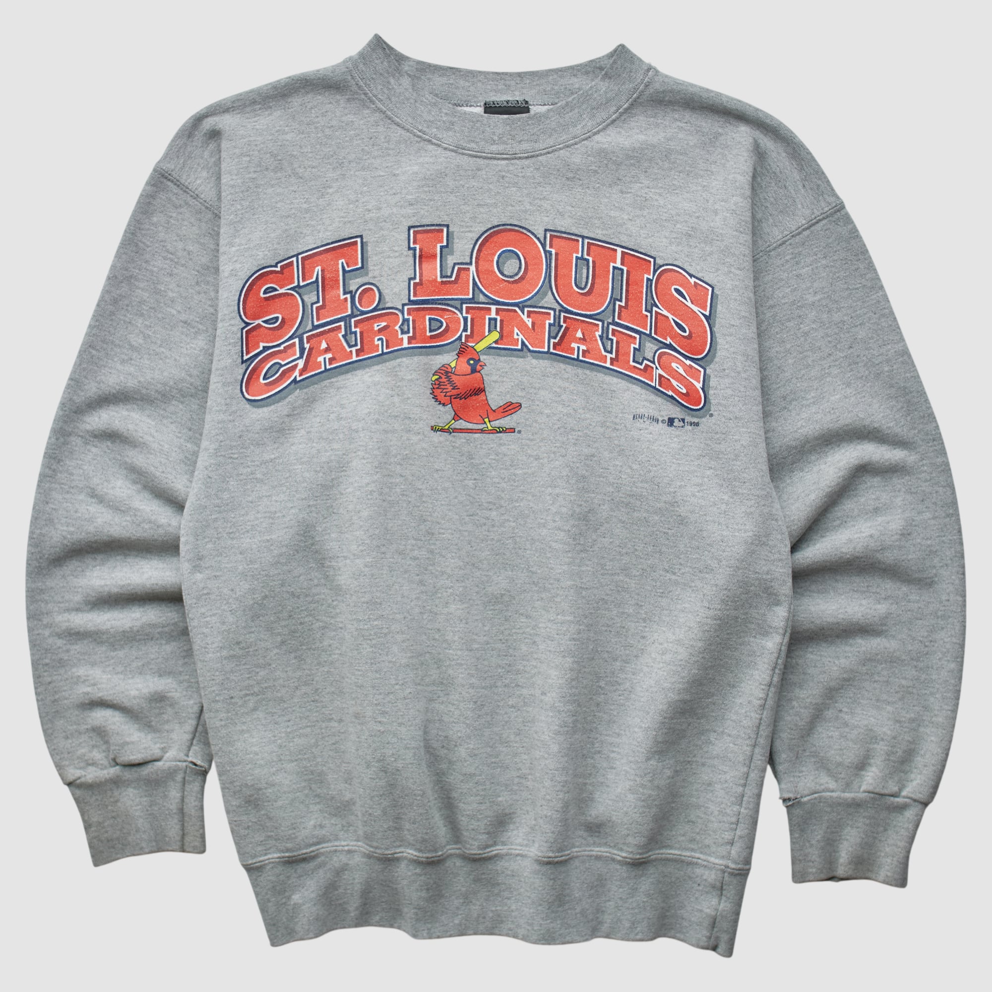 St. Louis Cardinals Signal Sport 1996 Pullover Sweatshirt - Gray - XS