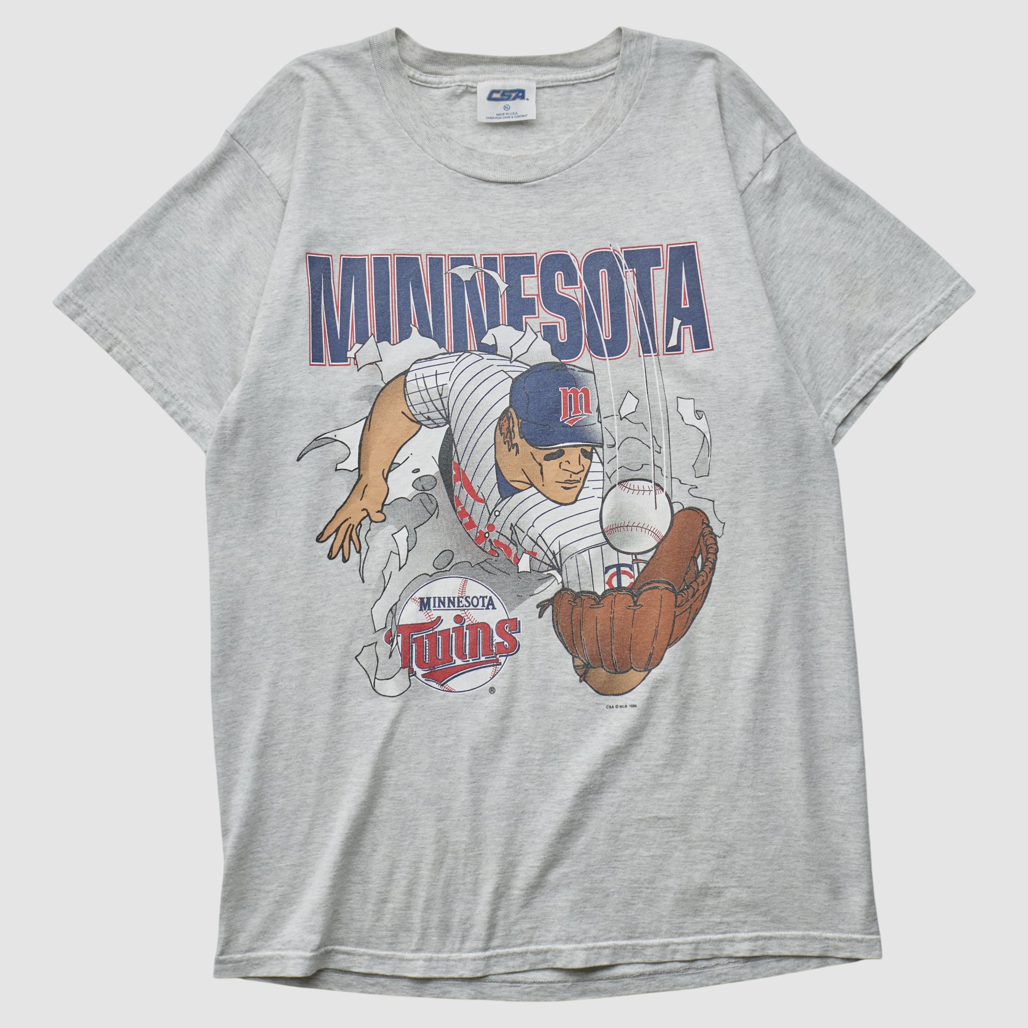 Minnesota Twins CSA 1996 T-shirt - Heather Gray - L