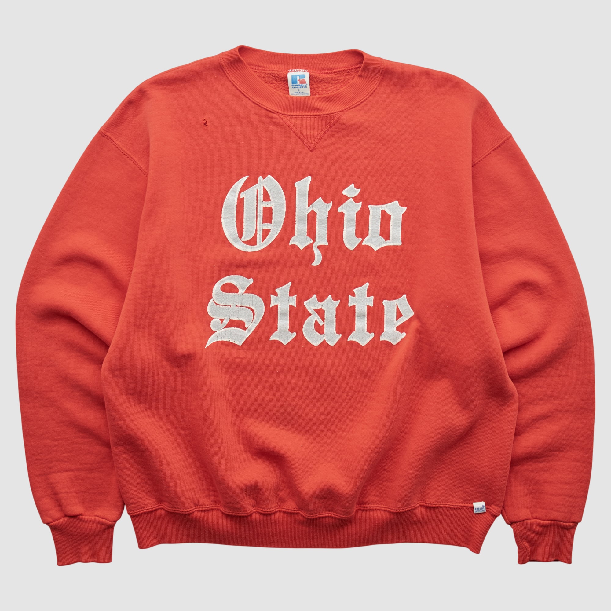 Ohio State Buckeyes Russell 90s Pullover Sweatshirt - Red - XS