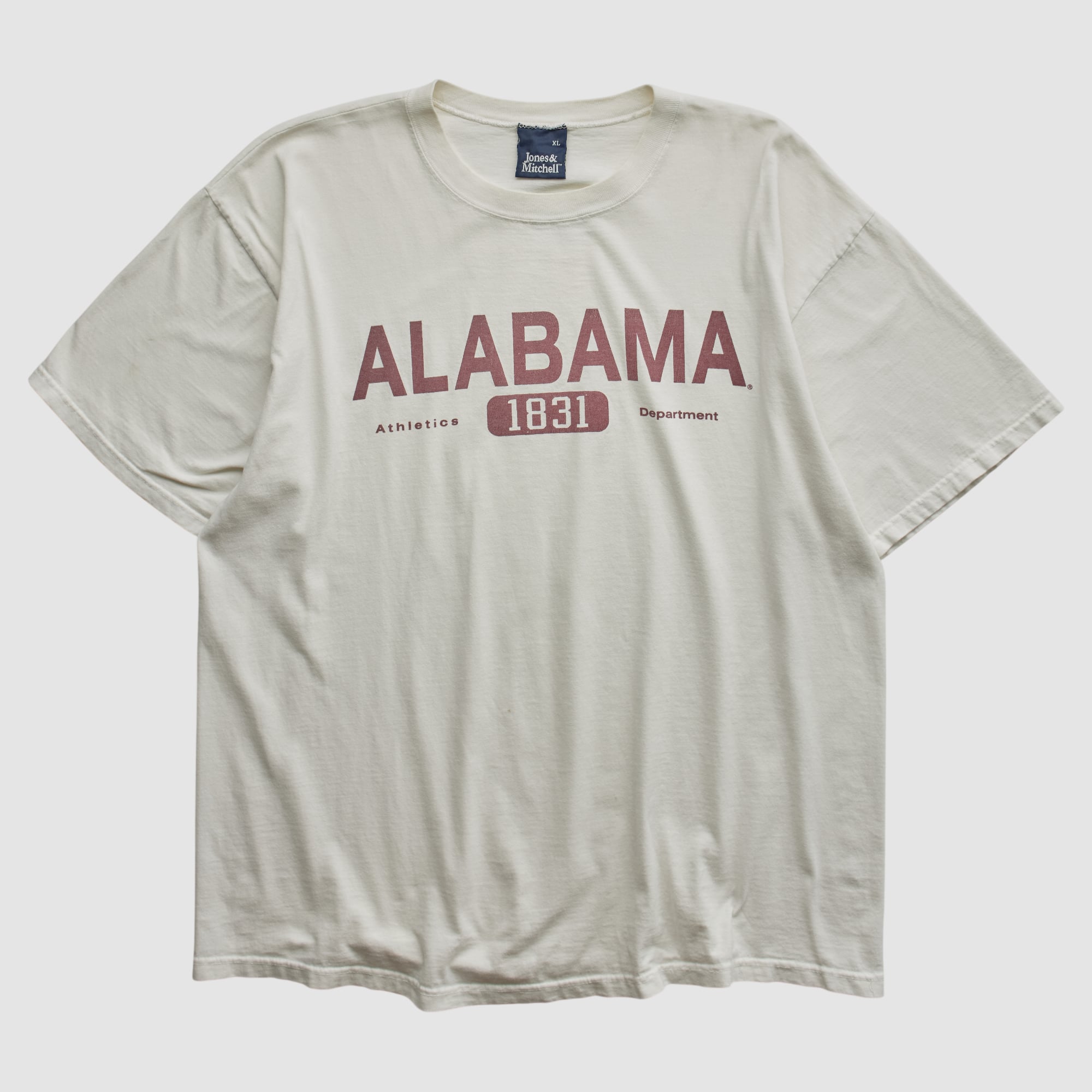 Alabama Crimson Tide Jones & Mitchell 90s T-shirt - White - XL