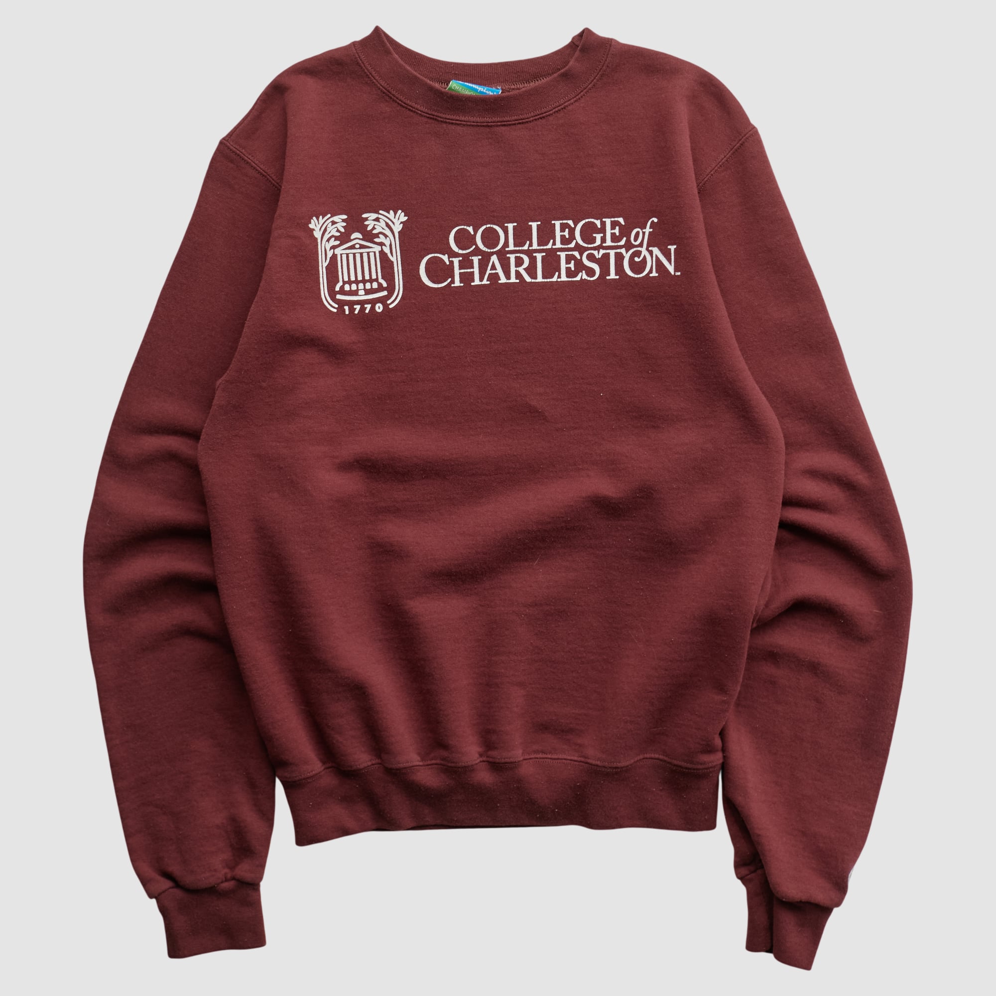 College of Charleston Champion 2010s Pullover Sweatshirt - Maroon - XXS