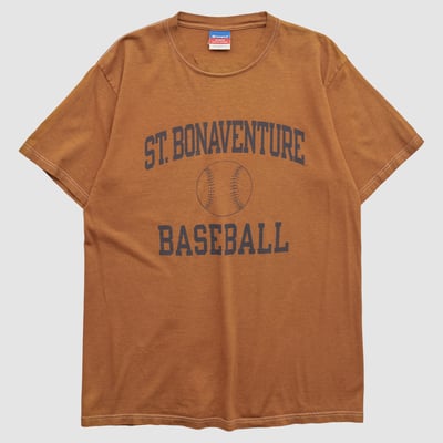St. Bonaventure Bonnies Champion 2000s T-shirt - Clay - L by Fanatics Real Vintage