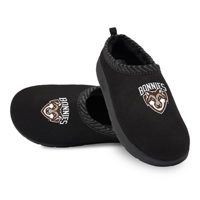 St. Bonaventure Bonnies ISlide Unisex Primary Logo Mission Slippers - Black
