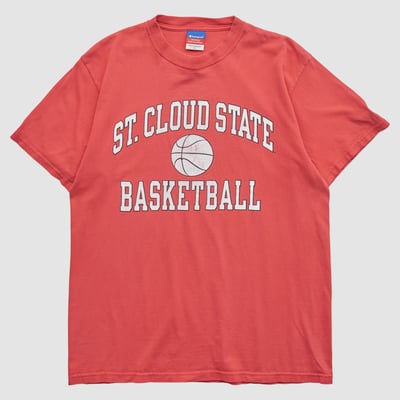 St. Cloud State Huskies Champion 2000s T-shirt - Red - L by Fanatics Real Vintage