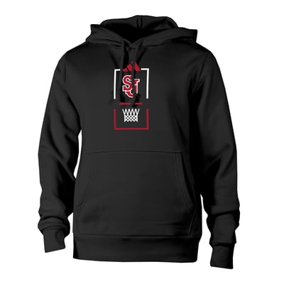 St. John's Red Storm adidas Fleece Hoodie - Black