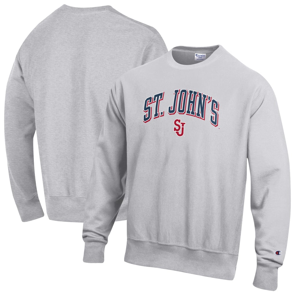 St. John's Red Storm Champion Reverse Weave Sweatshirt - Gray