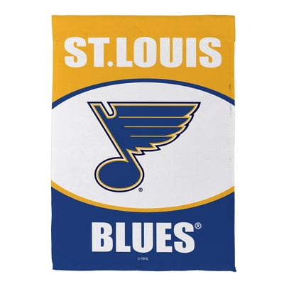  St. Louis Blues 12.5" x 28" Scoped Logo Double-Sided Suede Garden Flag