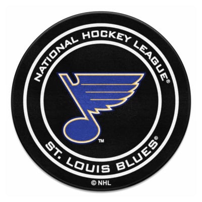 St. Louis Blues Logo Brands 27" Diameter Puck Mat