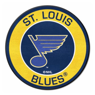 St. Louis Blues Logo Brands 27" Diameter Roundel Mat