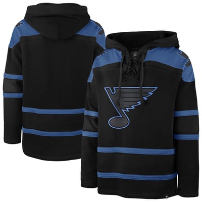 St. Louis Blues '47 Fall Color Pop Lacer Hoodie - Black
