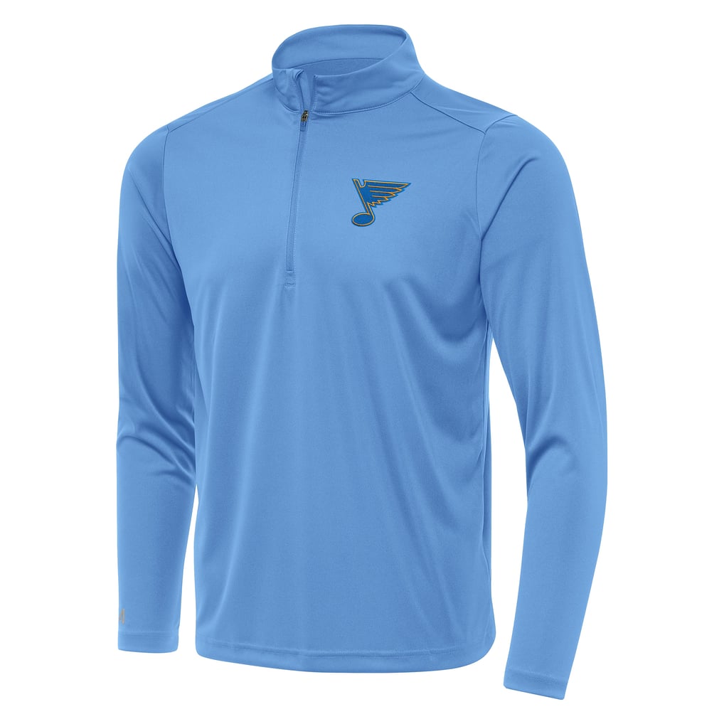 St. Louis Blues Antigua Tribute Lightweight Quarter-Zip Pullover - Blue