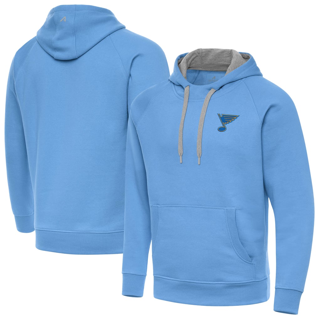 St. Louis Blues Antigua Victory Pullover Hoodie - Blue