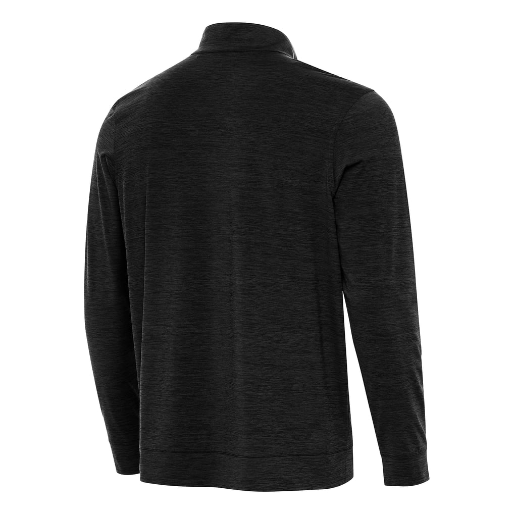 St. Louis Blues Antigua Bright Quarter-Zip Pullover - Heather Black
