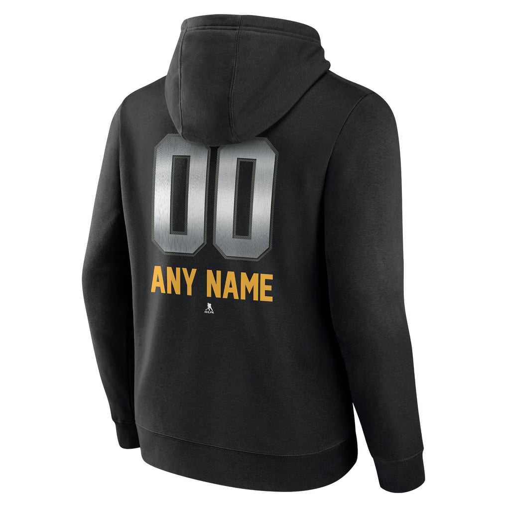 St. Louis Blues Personalized Midnight Mascot Logo Pullover Hoodie - Black