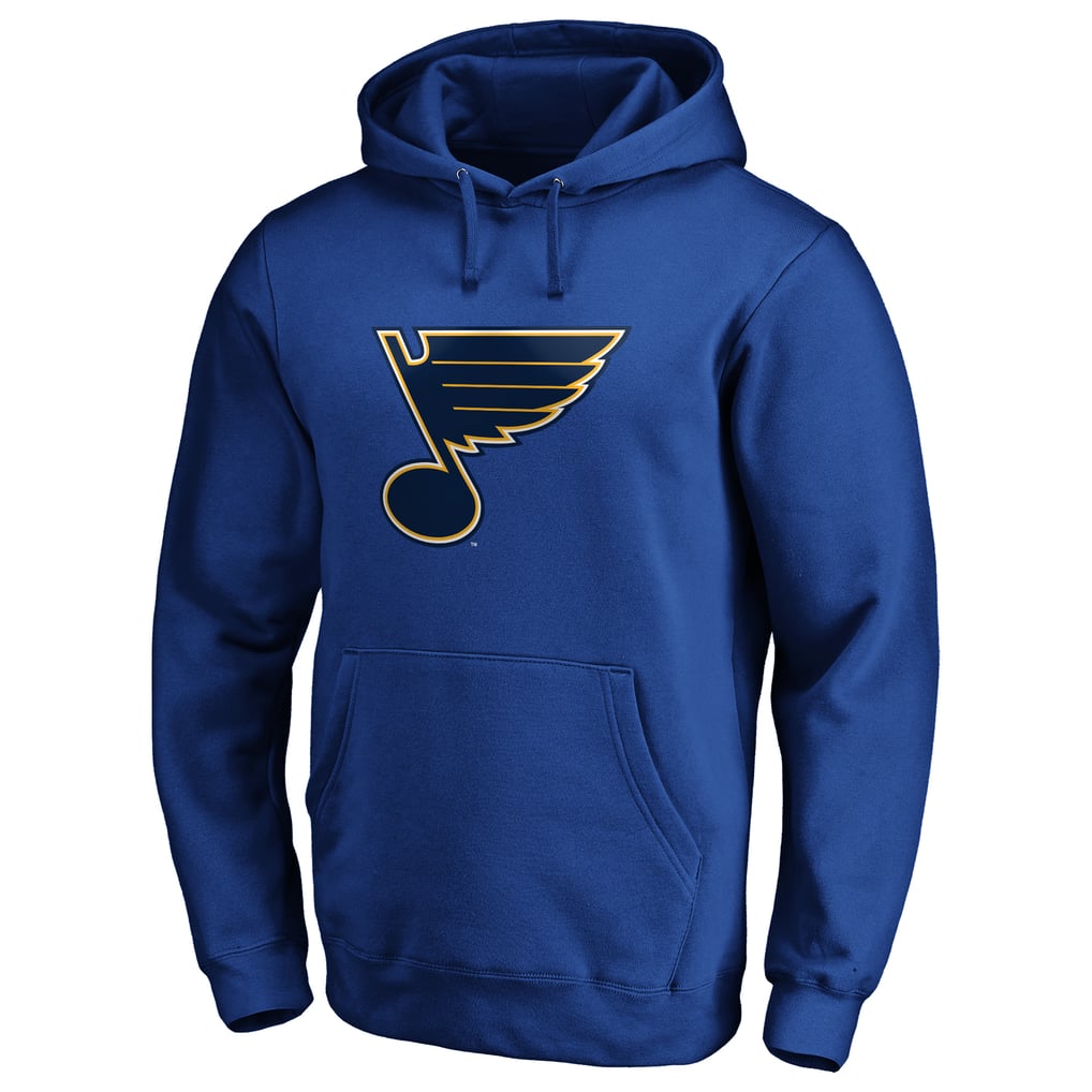 St. Louis Blues #1 Dad Pullover Hoodie - Blue