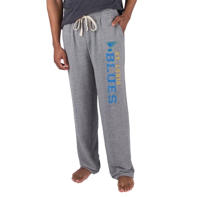 St. Louis Blues Concepts Sport Mainstream Terry Tri-Blend Pants - Gray
