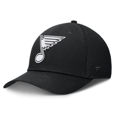  St. Louis Blues Fanatics Tonal Meshback Stretch Hat - Black