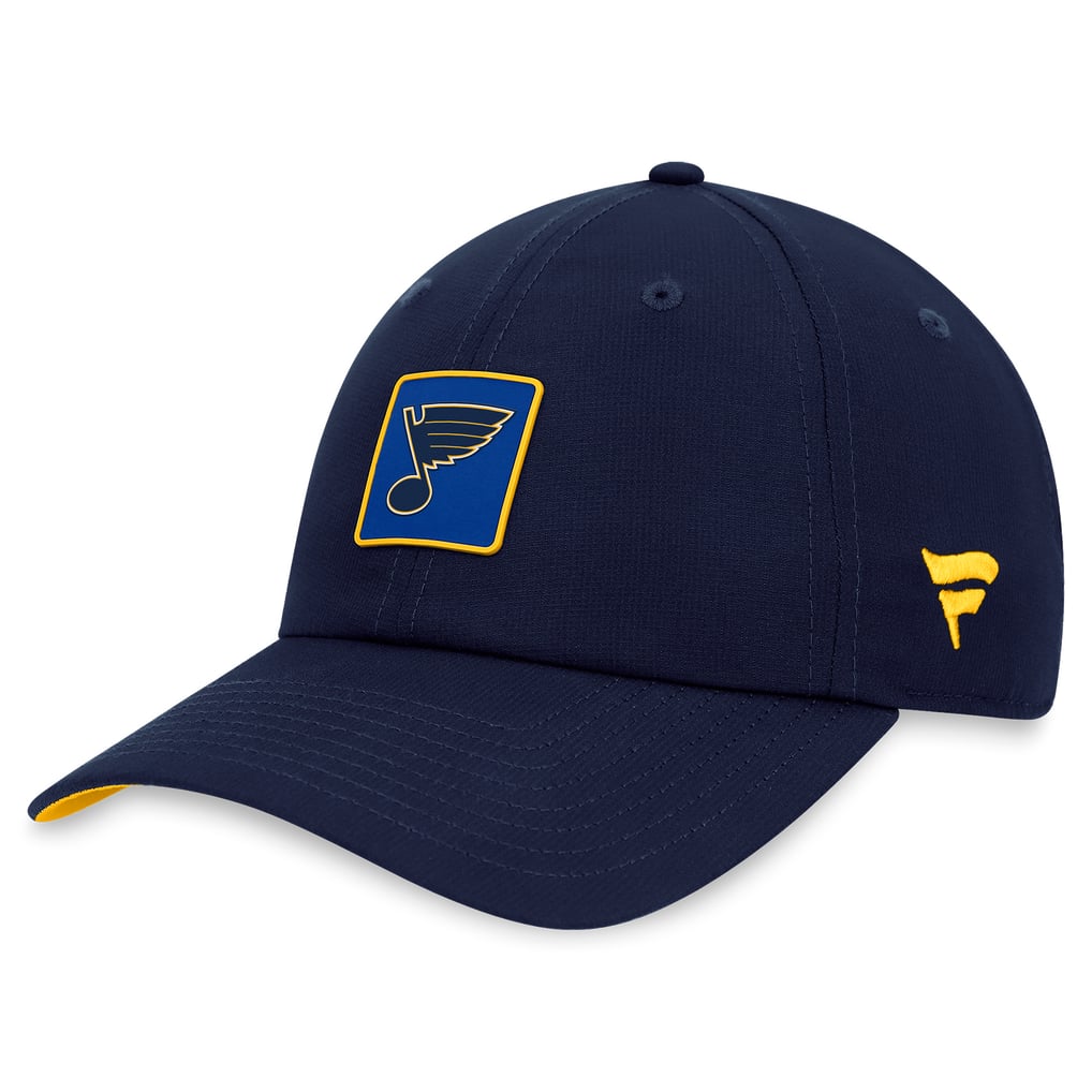  St. Louis Blues Fanatics Authentic Pro Rink Adjustable Hat - Navy