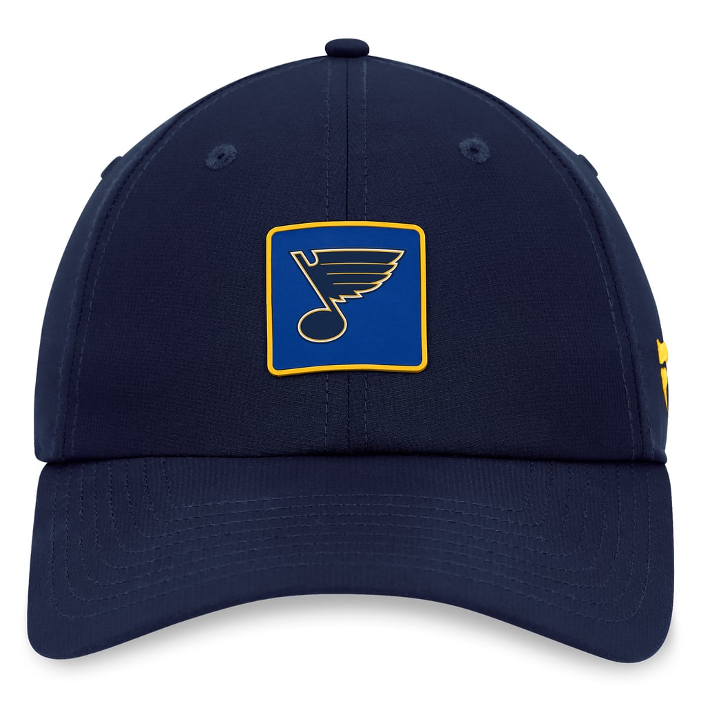  St. Louis Blues Fanatics Authentic Pro Rink Adjustable Hat - Navy